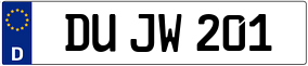 Truck License Plate